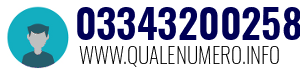 Numero di telefono 03343200258 03343200258