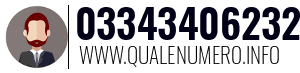 Numero di telefono 03343406232 03343406232