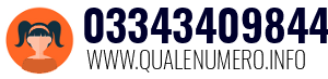 Numero di telefono 03343409844 03343409844