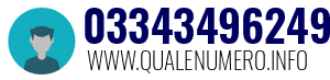 Numero di telefono 03343496249 03343496249