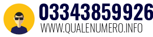 Numero di telefono 03343859926 03343859926