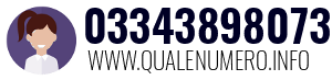 Numero di telefono 03343898073 03343898073