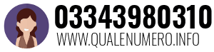Numero di telefono 03343980310 03343980310