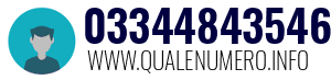 Numero di telefono 03344843546 03344843546