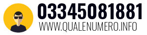 Numero di telefono 03345081881 03345081881