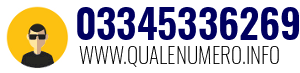 Numero di telefono 03345336269 03345336269