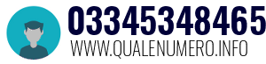 Numero di telefono 03345348465 03345348465
