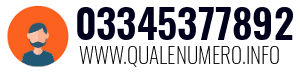 Numero di telefono 03345377892 03345377892