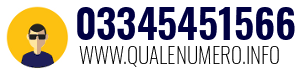 Numero di telefono 03345451566 03345451566