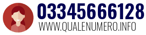 Numero di telefono 03345666128 03345666128