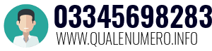 Numero di telefono 03345698283 03345698283