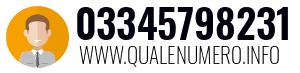 Numero di telefono 03345798231 03345798231