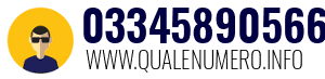 Numero di telefono 03345890566 03345890566