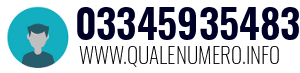 Numero di telefono 03345935483 03345935483