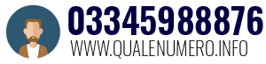 Numero di telefono 03345988876 03345988876