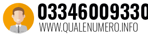 Numero di telefono 03346009330 03346009330