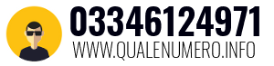 Numero di telefono 03346124971 03346124971