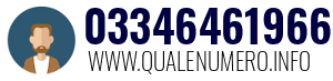 Numero di telefono 03346461966 03346461966