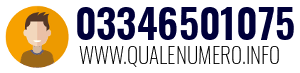 Numero di telefono 03346501075 03346501075