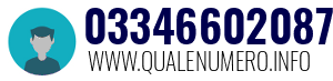 Numero di telefono 03346602087 03346602087