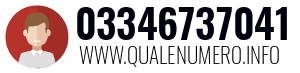 Numero di telefono 03346737041 03346737041