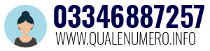 Numero di telefono 03346887257 03346887257