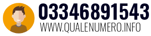 Numero di telefono 03346891543 03346891543