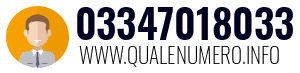 Numero di telefono 03347018033 03347018033