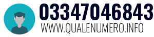 Numero di telefono 03347046843 03347046843