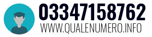 Numero di telefono 03347158762 03347158762