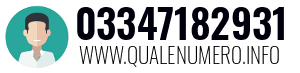 Numero di telefono 03347182931 03347182931