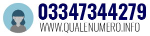 Numero di telefono 03347344279 03347344279