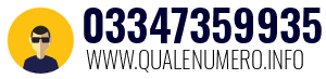 Numero di telefono 03347359935 03347359935