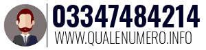 Numero di telefono 03347484214 03347484214
