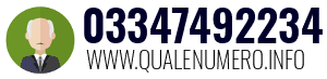 Numero di telefono 03347492234 03347492234