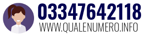 Numero di telefono 03347642118 03347642118