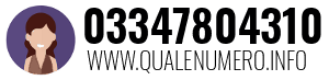 Numero di telefono 03347804310 03347804310
