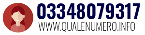 Numero di telefono 03348079317 03348079317