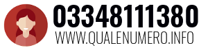 Numero di telefono 03348111380 03348111380
