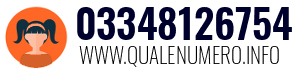 Numero di telefono 03348126754 03348126754