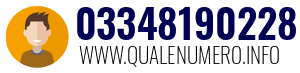 Numero di telefono 03348190228 03348190228