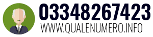 Numero di telefono 03348267423 03348267423