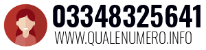 Numero di telefono 03348325641 03348325641