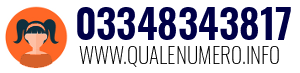 Numero di telefono 03348343817 03348343817