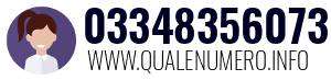 Numero di telefono 03348356073 03348356073