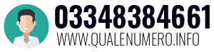 Numero di telefono 03348384661 03348384661