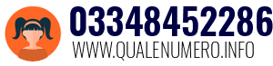 Numero di telefono 03348452286 03348452286