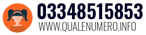 Numero di telefono 03348515853 03348515853