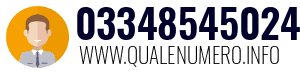 Numero di telefono 03348545024 03348545024
