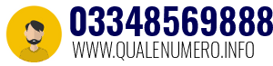 Numero di telefono 03348569888 03348569888